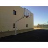 Juego canastas baloncesto monotubo new tubo 140x140 mm fijas con base para anclaje vuelo 2,25 mts
