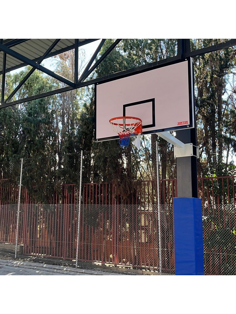 Jgo canasta basket fija a viga vuelo 1,65 m