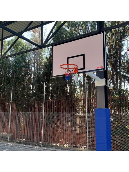 Jgo canasta basket fija a viga vuelo 1,65 m