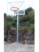 Jgo canastas galvanizadas minibasket monotubo new tubo 114 mm fijas con base anclaje-sin tablero,aro