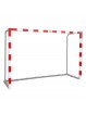 Juego porterías f.sala/balonmano aluminio trasladables 80x80mm con base 80x40mm top
