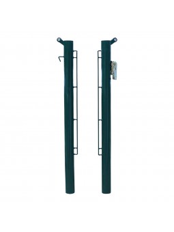 Juego postes pádel metálicos 80mm fijos deluxe