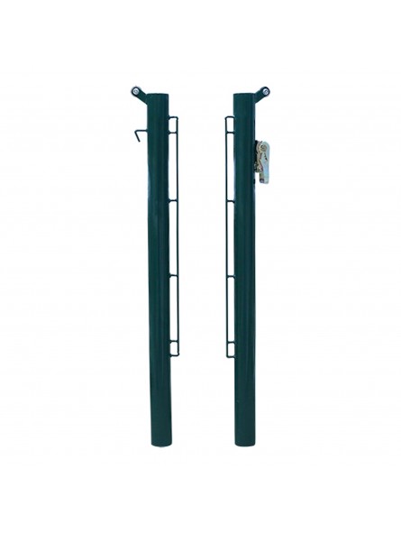 Juego postes pádel metálicos 80mm fijos deluxe