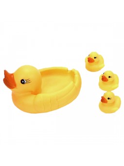 Familia de patos de goma