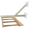 Herraje para escalera horizontal -2 uds-