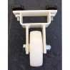 Par de ruedas para portería fútbol 7 y 11 trasladables sección 80x40mm