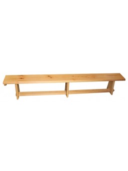 Banco sueco de madera 2mts
