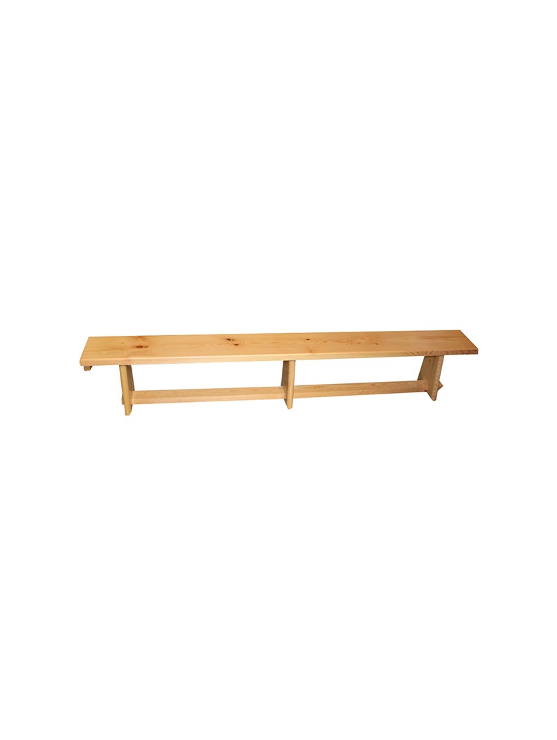 Banco sueco de madera 2mts