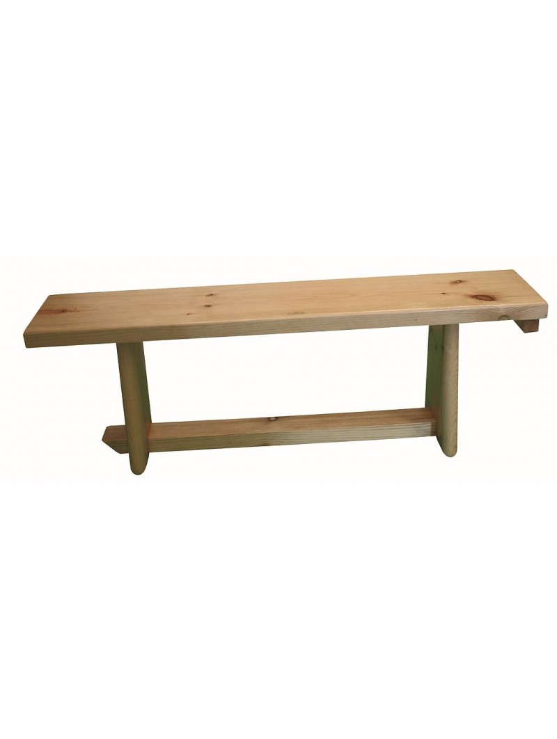 Banco sueco de madera 1mt
