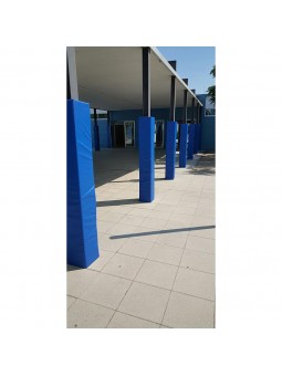 Proteccion columna cuadrada o rectangular deluxe 1,5 mt altura grosor 7 cm -metro lineal-