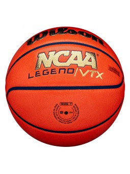 Balón baloncesto wilson ncaa legend vtx bskt orange/gold talla 7