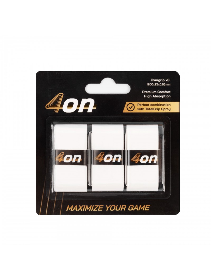 4on premium comfort overgrip -3pcs-