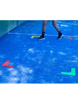 Set 6 unidades delimitador córner polivinilo