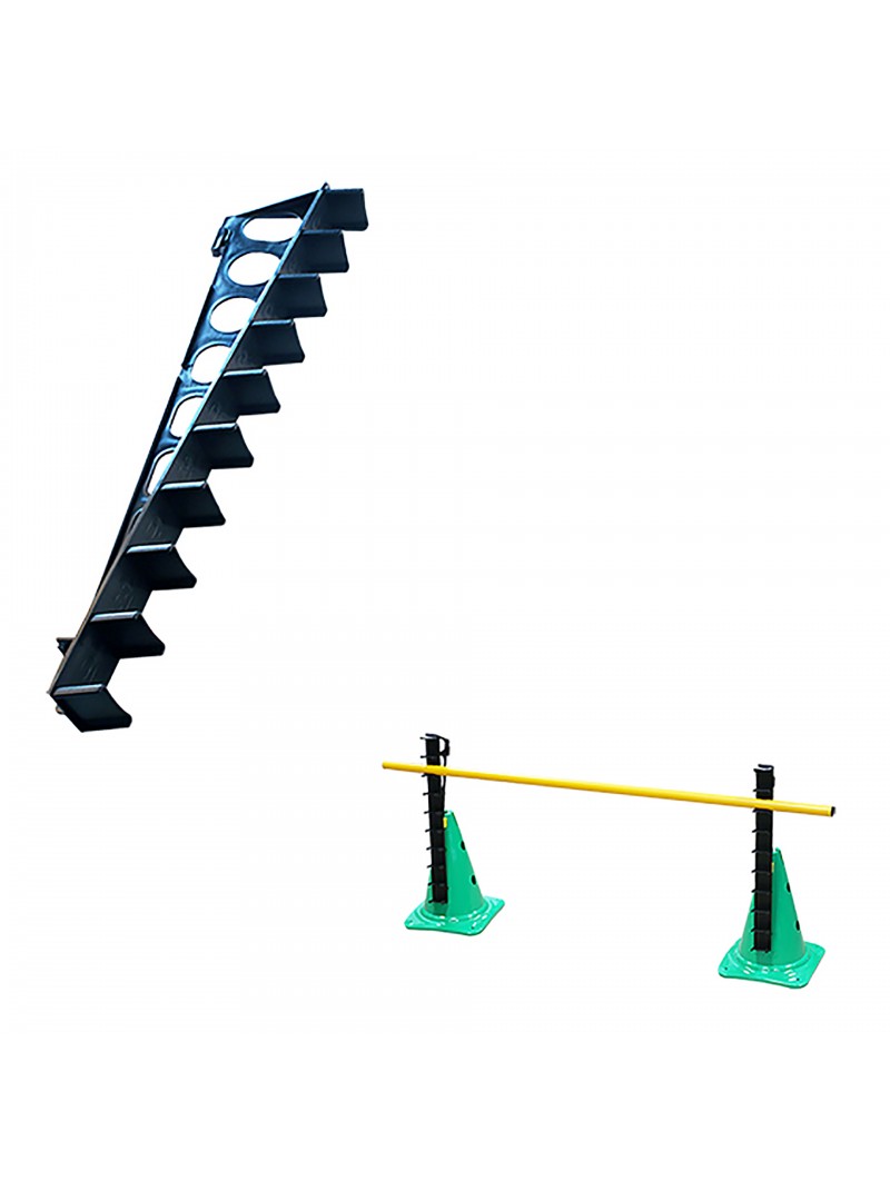 Regla con acople para cono de 32, 40 y 50cm con soporte para pica y aro