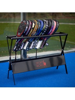 Soporte para palas de pádel/tenis/bádminton
