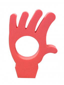 Lote 4 minitapices pie, mano, limón y fantasma