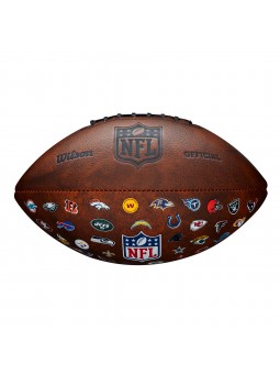 Balón fútbol americano wilson nfl off throwback 32 team