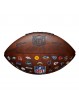 Balón fútbol americano wilson nfl off throwback 32 team