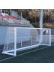 Juego porterías aluminio fútbol 7  120x100 mm trasladables