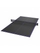 Kit tableros tenis de mesa con soporte y red negro/violeta