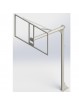 Jgo canastas antivandalicas baloncesto new tubo 114 mm lacada -incluye aros, redes y tableros-