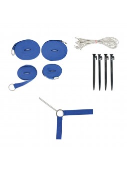 Set de líneas delimitadoras voley playa con picas y tirantes