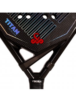 Pala de pádel vibor-a titan 3k black
