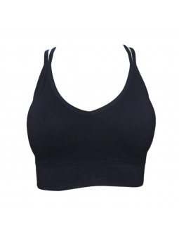 Sujetador sin costuras tacchini negro