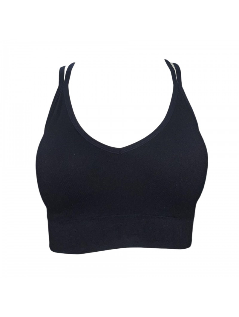 Sujetador sin costuras tacchini negro
