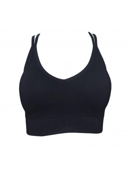 Sujetador sin costuras tacchini negro