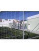 Poste metálico galvanizado 6m para red protección sin botes