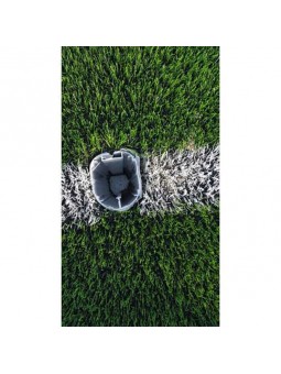 Juego porterías aluminio fútbol 7 90 mm fijas