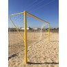 Juego porterías fútbol-playa metálicas 100mm