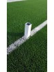 Juego porterías aluminio fútbol 7 120x100 mm fijas