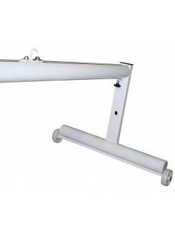 Juego de 2 postes bádminton aluminio deluxe tubo 90mm