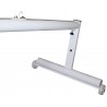 Juego de 2 postes bádminton aluminio deluxe tubo 90mm