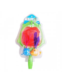 Set acuático red pesca+ 2 peces