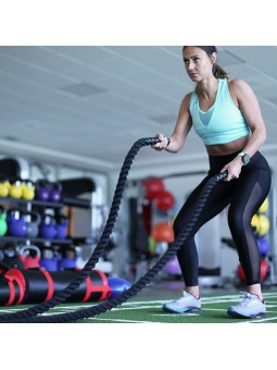 Cuerda entrenamiento funcional con gancho en el extremo