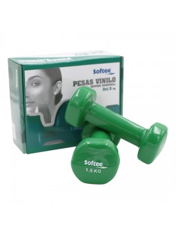 Juego pesas vinilo softee