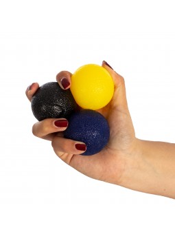 Set tres bolas de ejercicio para mano