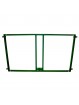 Soporte metalico para sujeccion tablero y aro baloncesto a la pared - verde