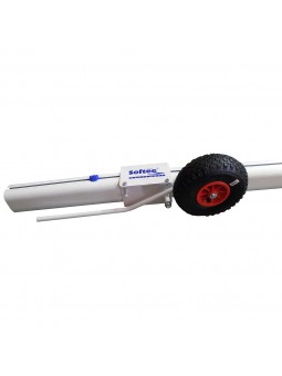 Juego de 2 ruedas deluxe para porterias de aluminio trasladable futbol sección 120x100 mm