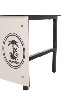 Mesa anotadores basic fenólico 8mm blanco personalizable