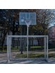 Juego porterías galvanizadas fútbol sala/balonmano - canasta basket