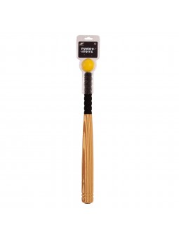 Bate con pelota béisbol softee wood