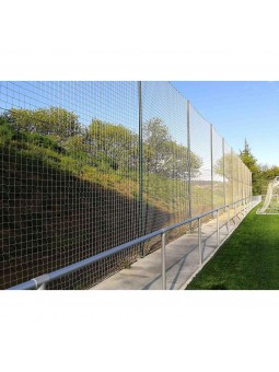 Poste metálico 6m para red protección con pletina para atornillar