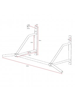 Soporte dominadas softee finisher