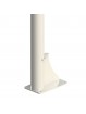Juego canastas minibasket monotubo new tubo 114 mm fijas  con base para anclaje-sin tablero, aro