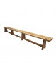 Banco sueco de madera 3mts