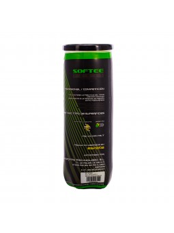 Bote 3 pelotas tenis softee pro